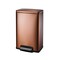 13-Gallon Stainless Steel Trash Can with Step-On Pedal and Soft-Close Lid for Bathroom